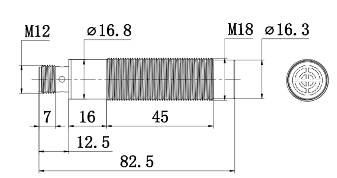 Interface du dispositif M12 du contrat RFID d'à haute fréquence Modbus RS485 pour la chaîne de production distribuée 1